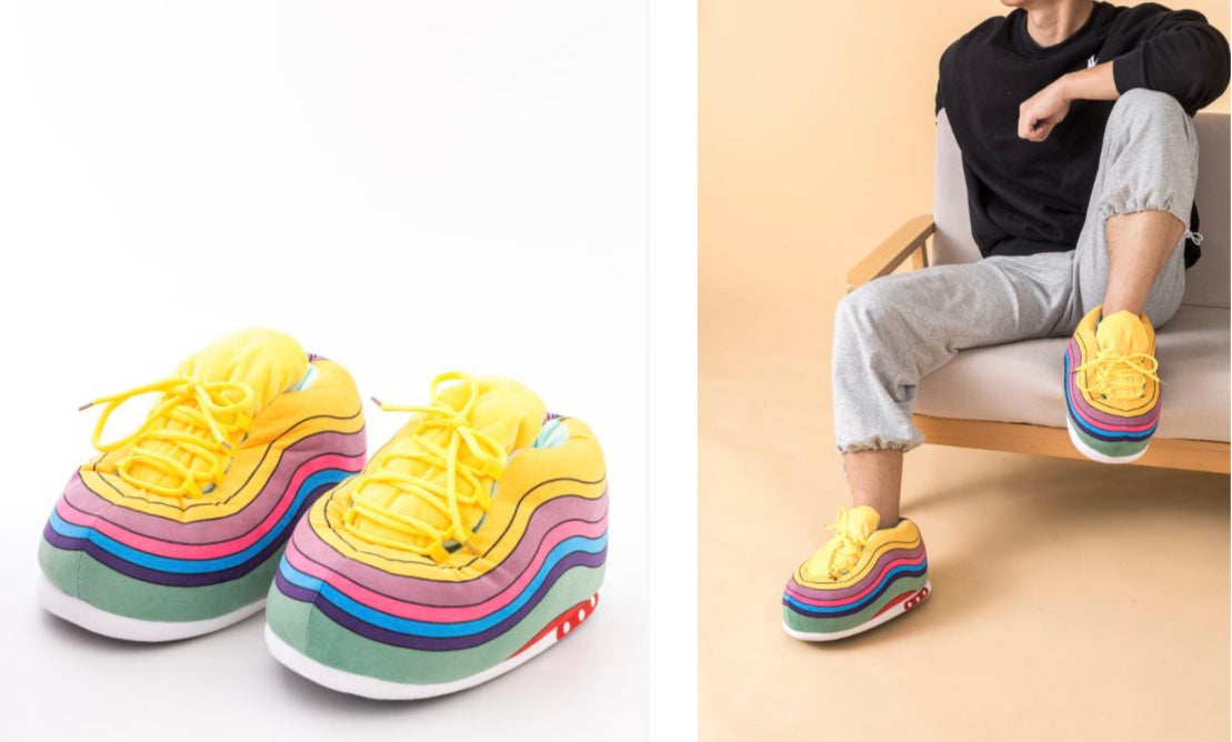 fluffy nike slipper shoes